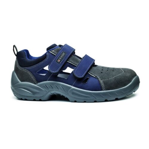 B0173 BASE Central munkavédelmi szandál S1P SRC - szürke/kék