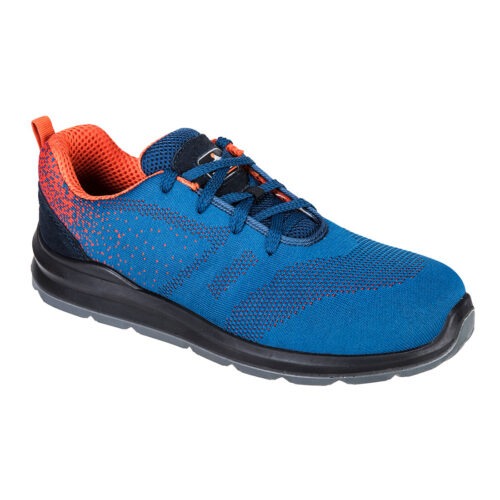 FT25 Portwest Steelite Aire Trainer munkavédelmi cipő S1P - kék / narancs