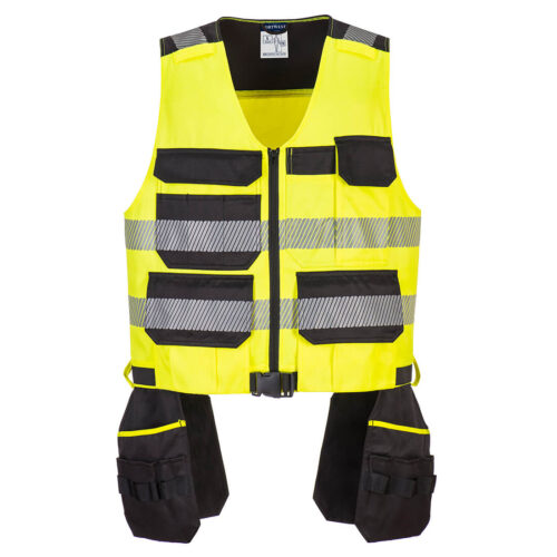 PW308-YB Portwest PW3 Class 1 Tool Vest - sárga / fekete