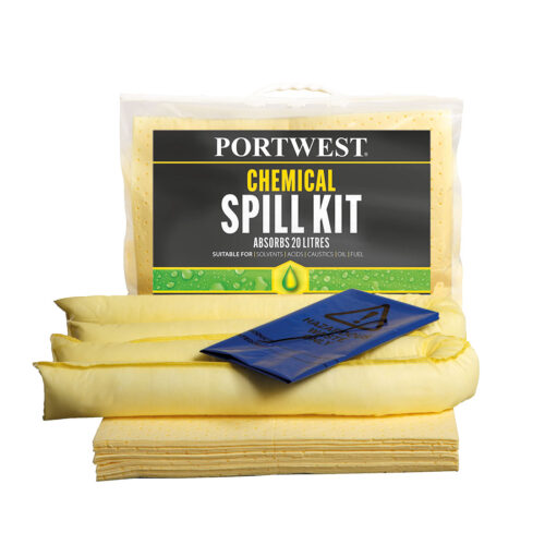 SM90 Portwest PW Spill (20 liter) vegyi szorbens készlet (6 db)