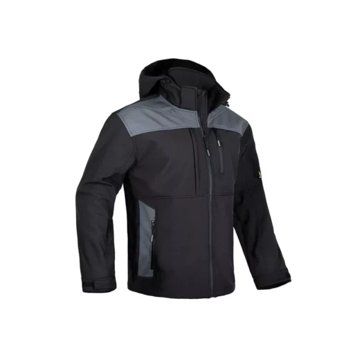 Procera Voyager férfi softshell kabát oldalnézet kapucni nélkül