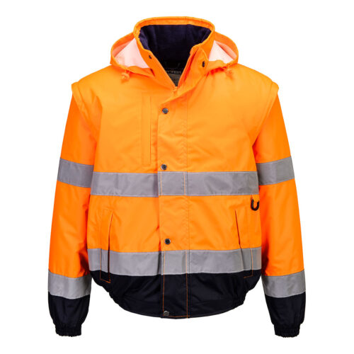 C468-OR Portwest Hi-Vis 2 az 1-ben kabát - narancs