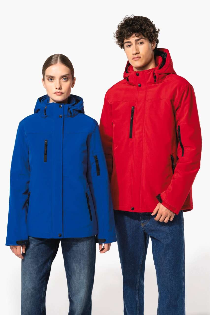 NŐI KAPUCNIS SOFTSHELL BÉLELT PARKA (KA651) - Image 15