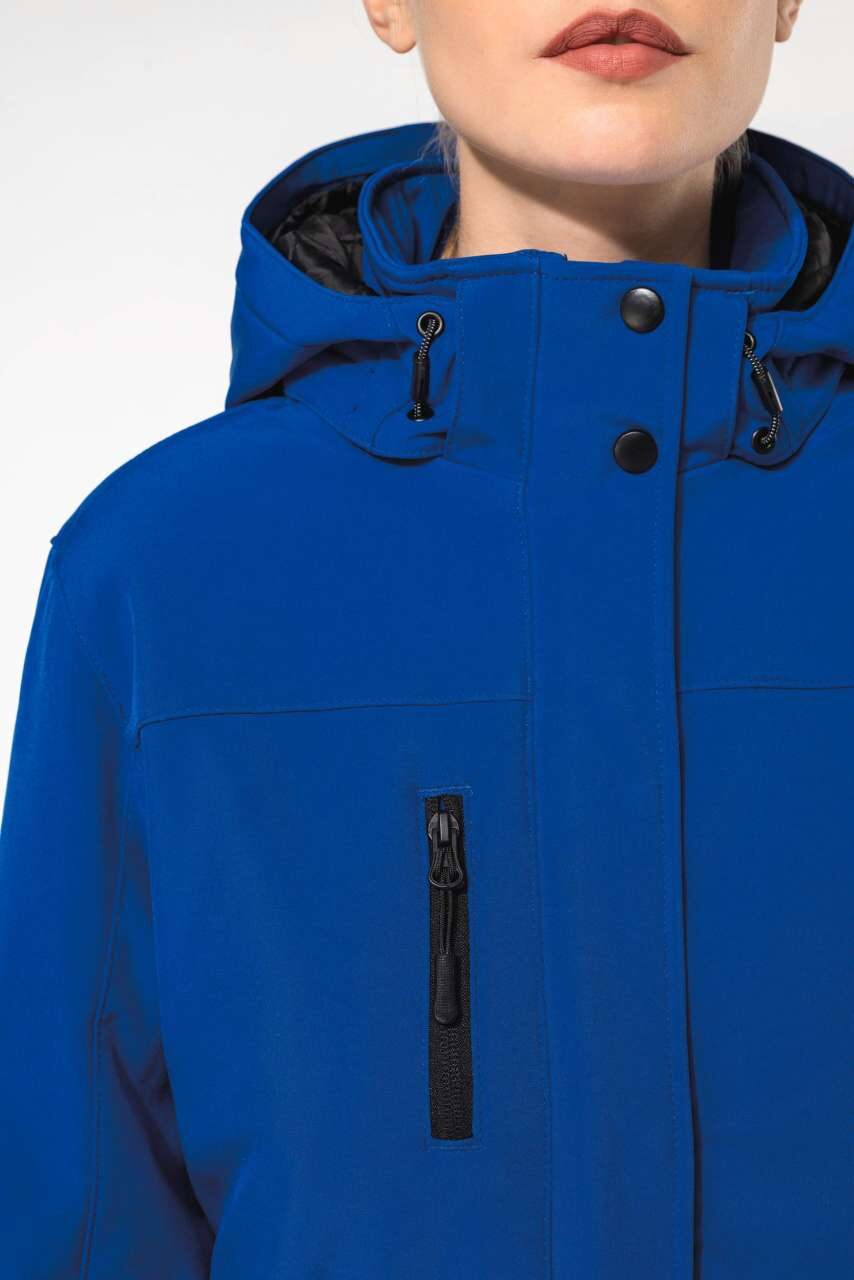 NŐI KAPUCNIS SOFTSHELL BÉLELT PARKA (KA651) - Image 16