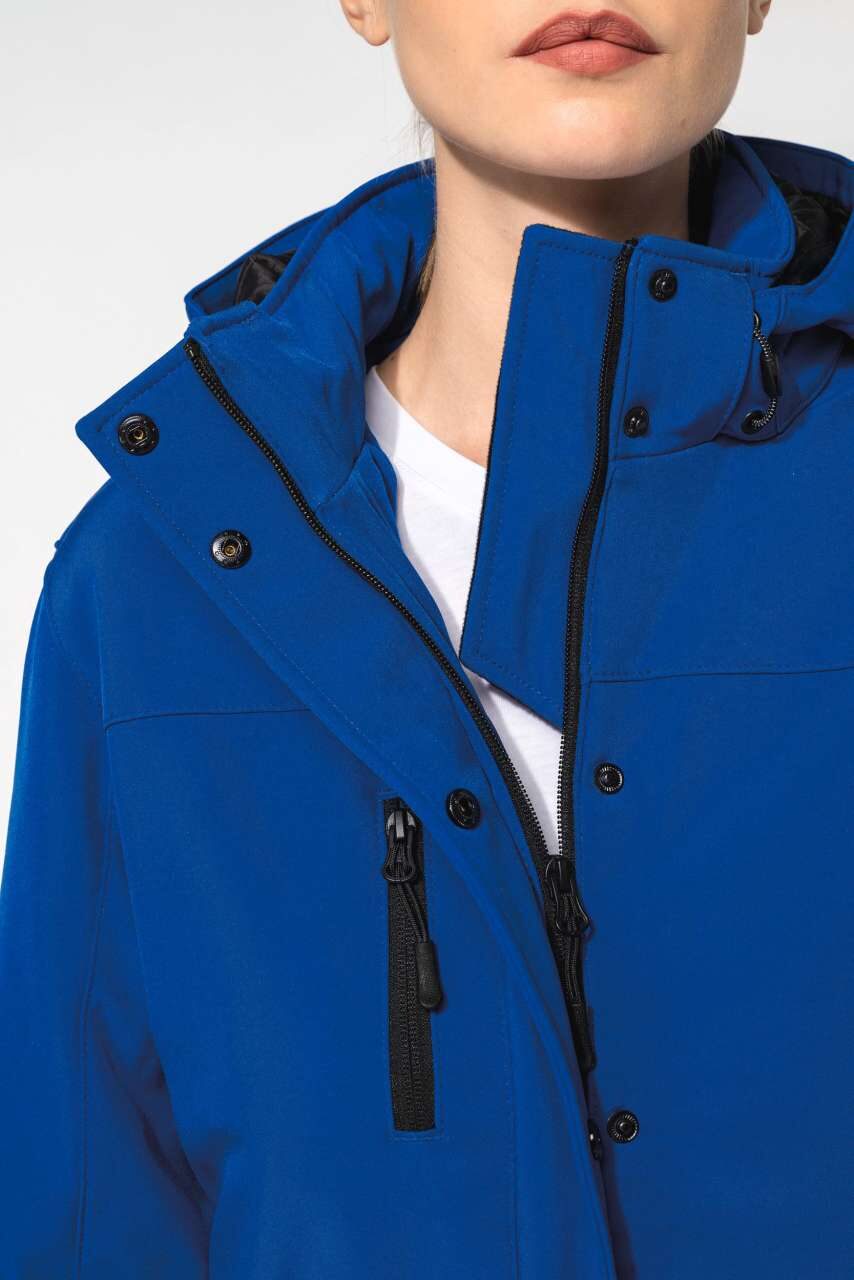 NŐI KAPUCNIS SOFTSHELL BÉLELT PARKA (KA651) - Image 17