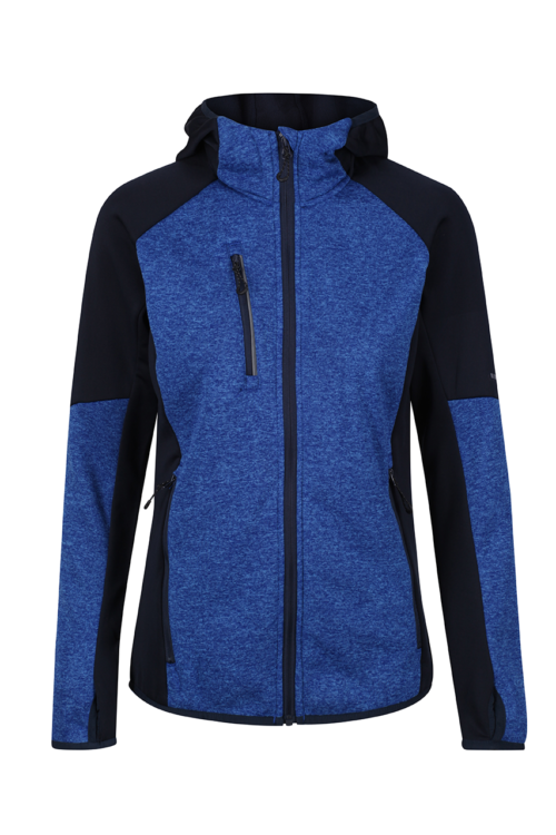 WOMEN'S X-PRO COLDSPRING II HYBRID PERFORMANCE STRETCH HOODED FLEECE JACKET (RETRF621)