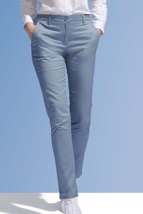 SOL'S JARED WOMEN - SATIN STRETCH TROUSERS (SO02918)